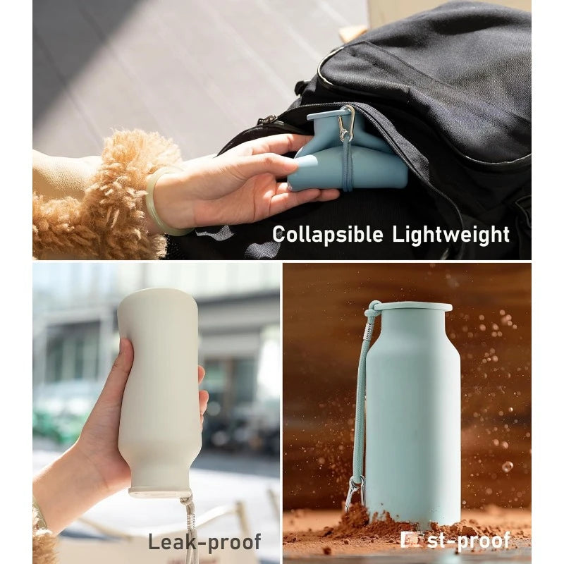 Foldable Silicone Travel Water Bottle