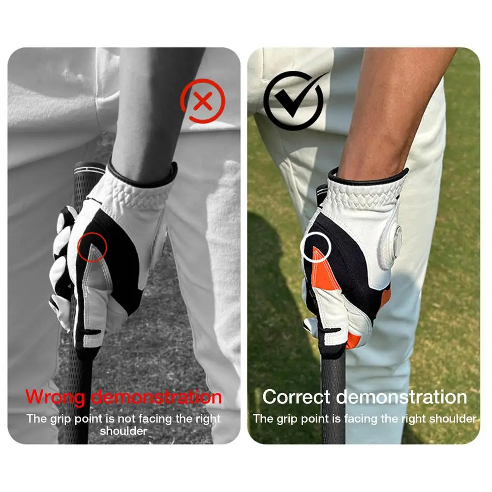 Grip Training Golf Glove For Men