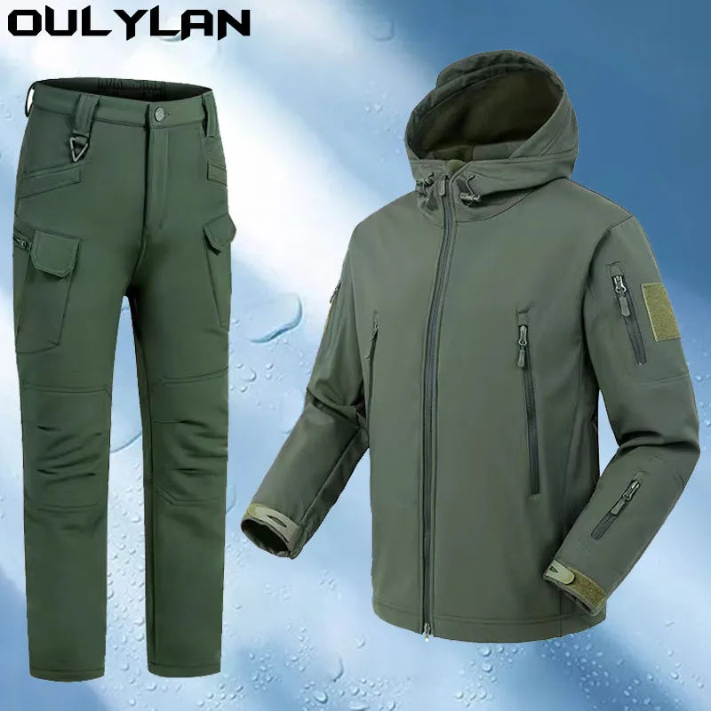 Waterproof Autumn Tactical Jacket Set