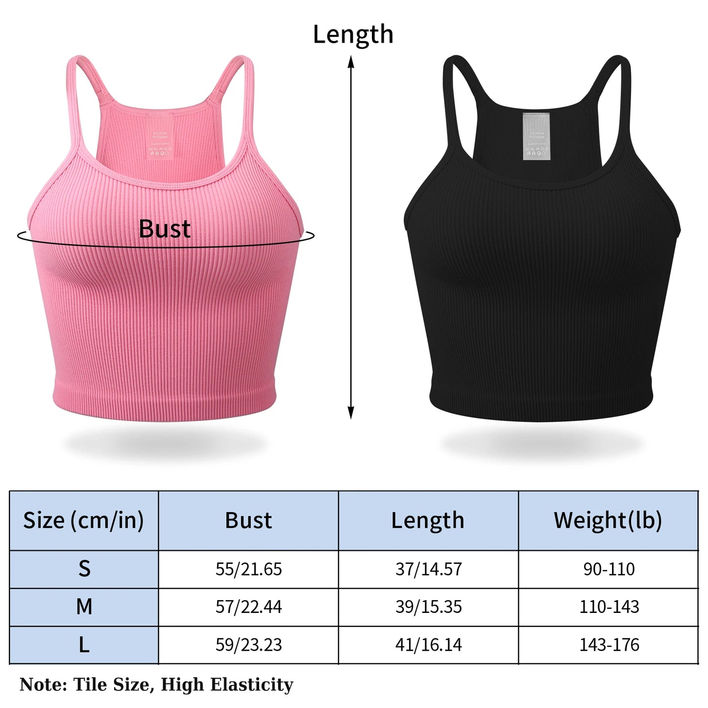 2 Pieces Women Tank Top