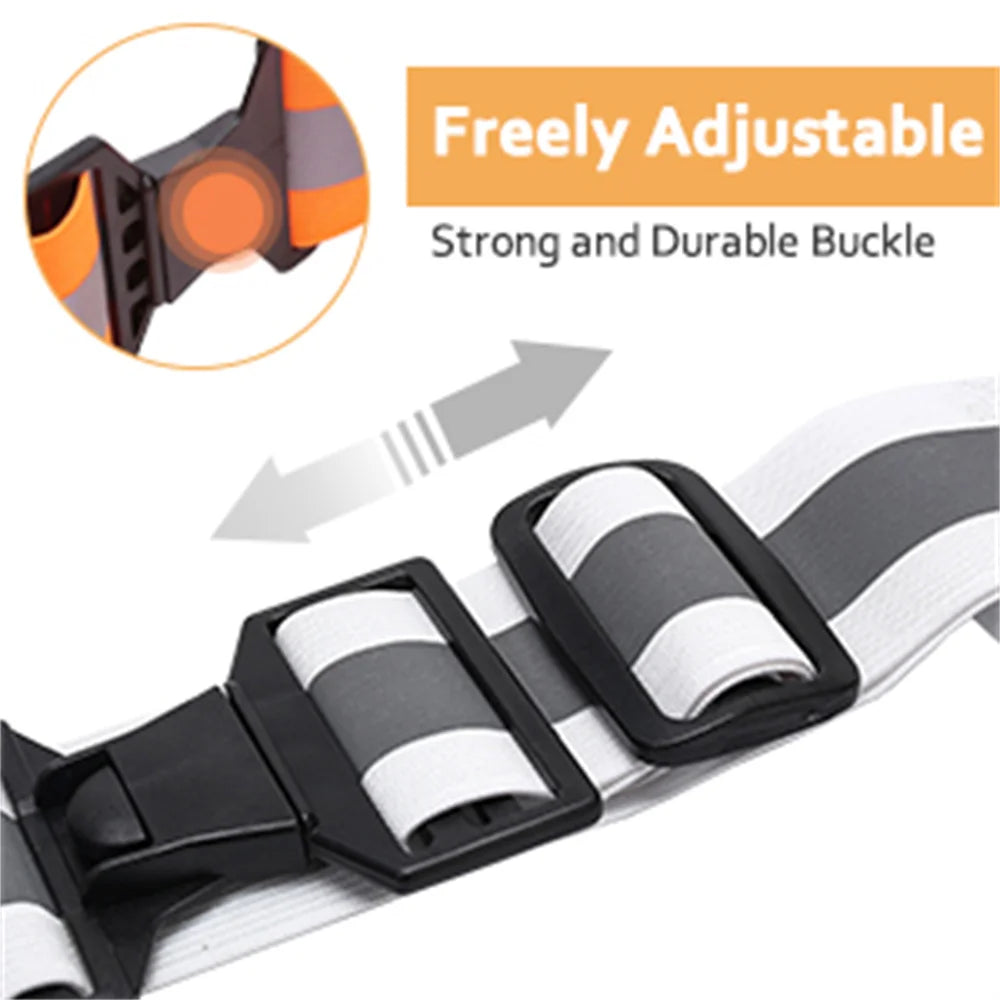 Reflective Elastic Waist Belt