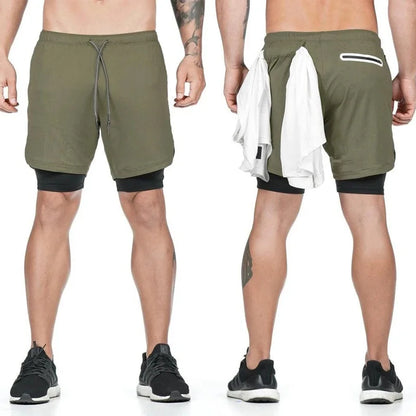 Double Layer Quick Drying  Shorts