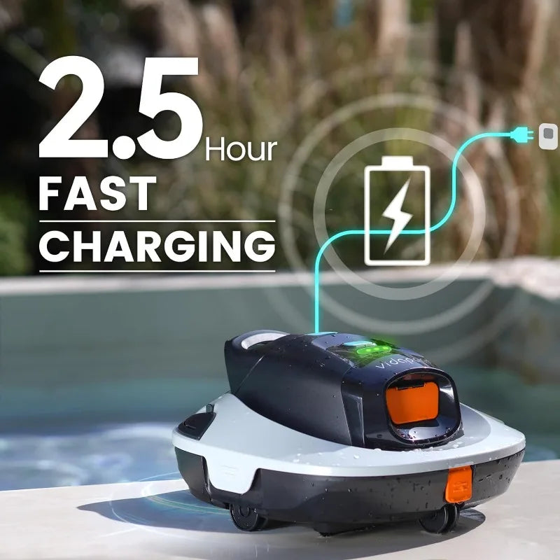 Portable Swimming Pool Vacuum with Self-Parking Technology