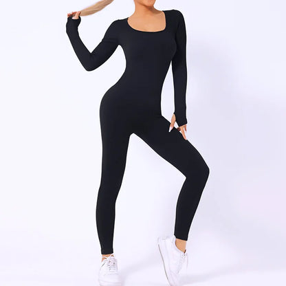 Women One Piece Workout Jumpsuit