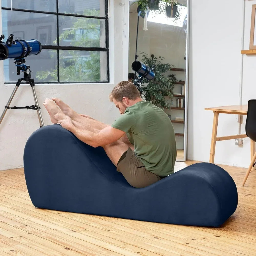 Chaise Lounge Chair for Yoga Stretching