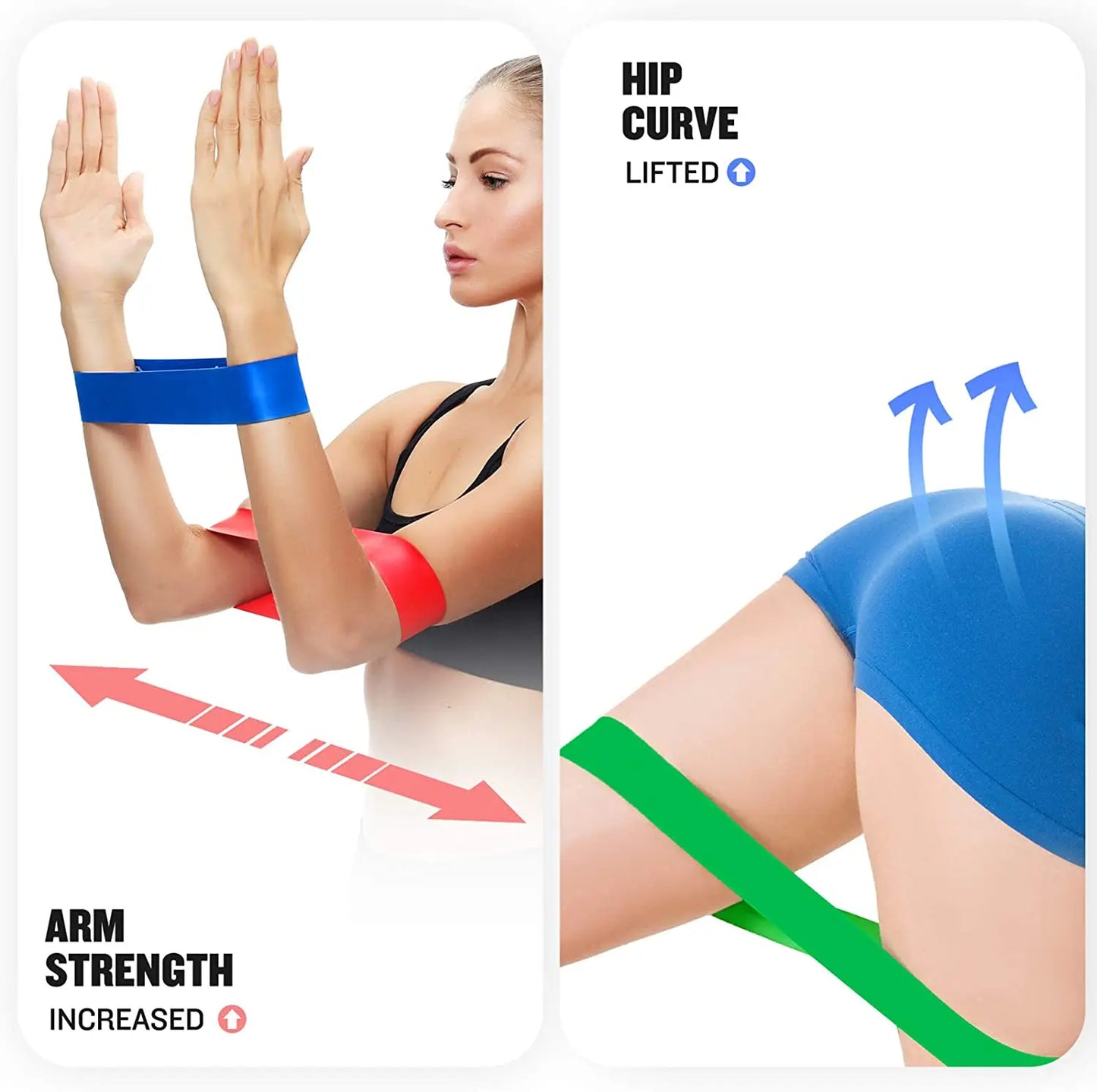 5pcs Fitness Resistance Bands Set