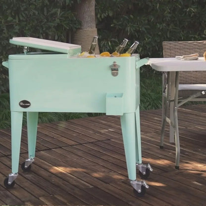 Portable Patio Cooler on Wheels