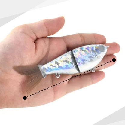 12cm  Unpainted - DIY Pike Fishing Lures Rattles Glide Bait