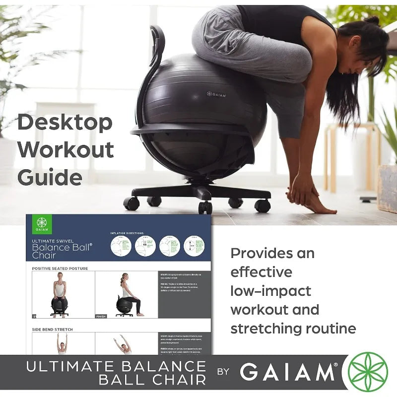 Ultimate Balance Ball Ergonomic Chair