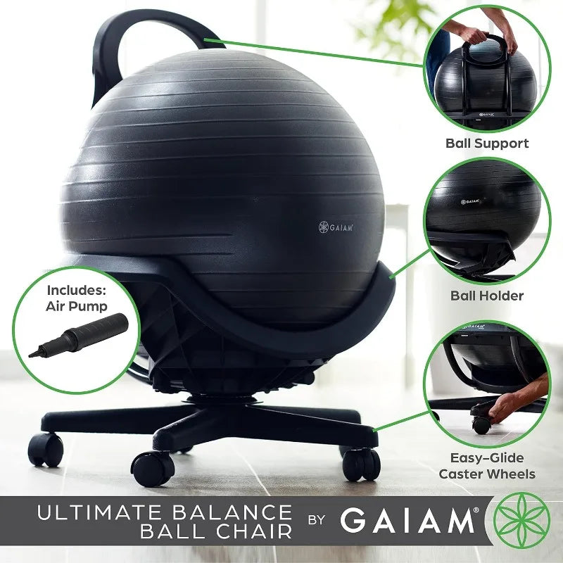 Ultimate Balance Ball Ergonomic Chair