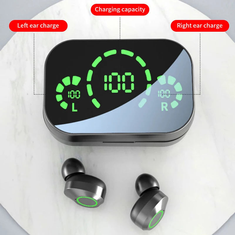 Bluetooth Earphone with Smart Digital Display