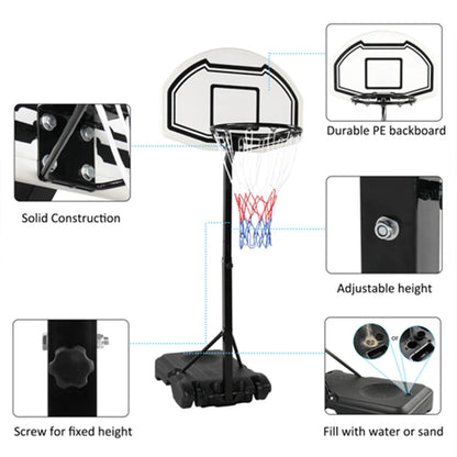 Portable Swim Pool Basketball Hoop