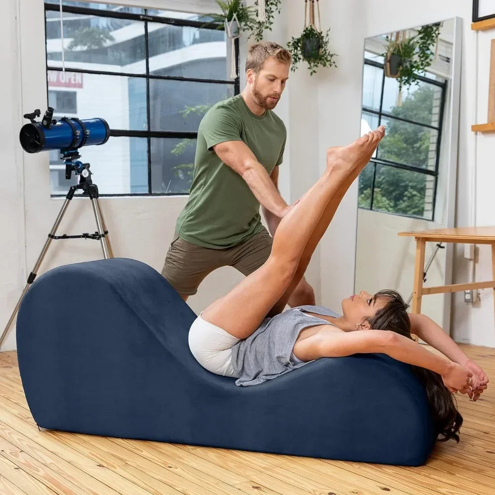 Chaise Lounge Chair for Yoga Stretching