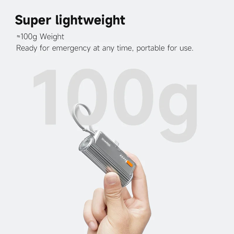 Mini Power Bank Portable Charger for iPhone or Samsung