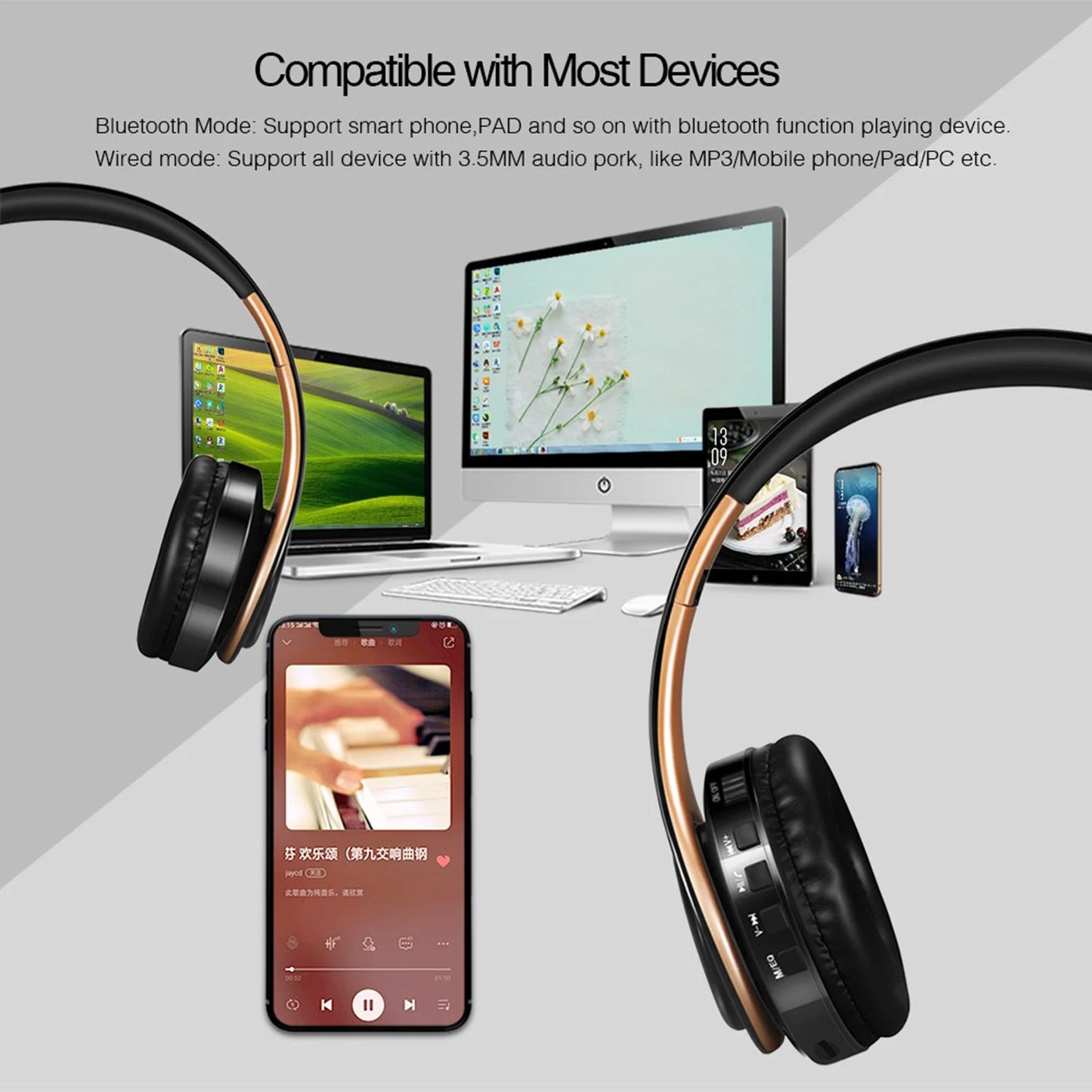 Wireless Bluetooth Stereo Headset