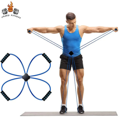 Resistance Band Cross Loop with Comfort Grips