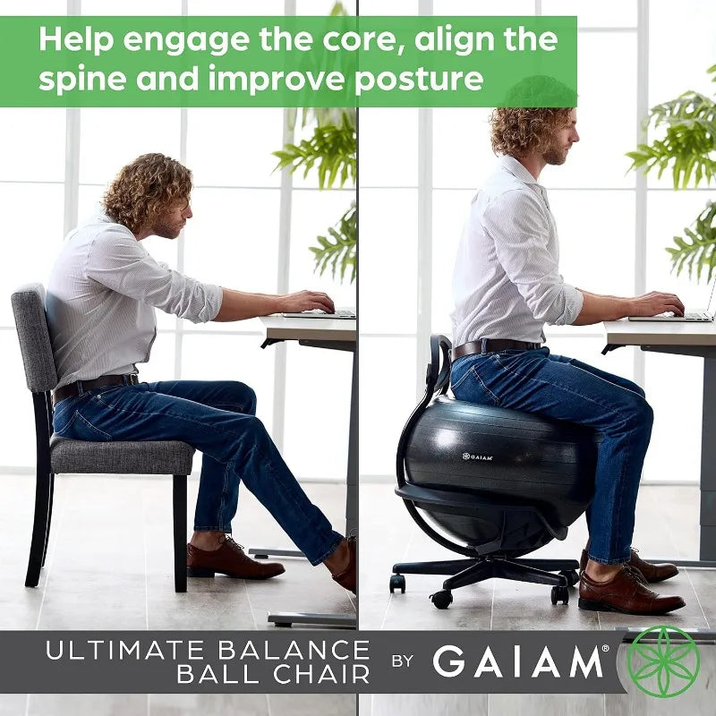 Ultimate Balance Ball Ergonomic Chair