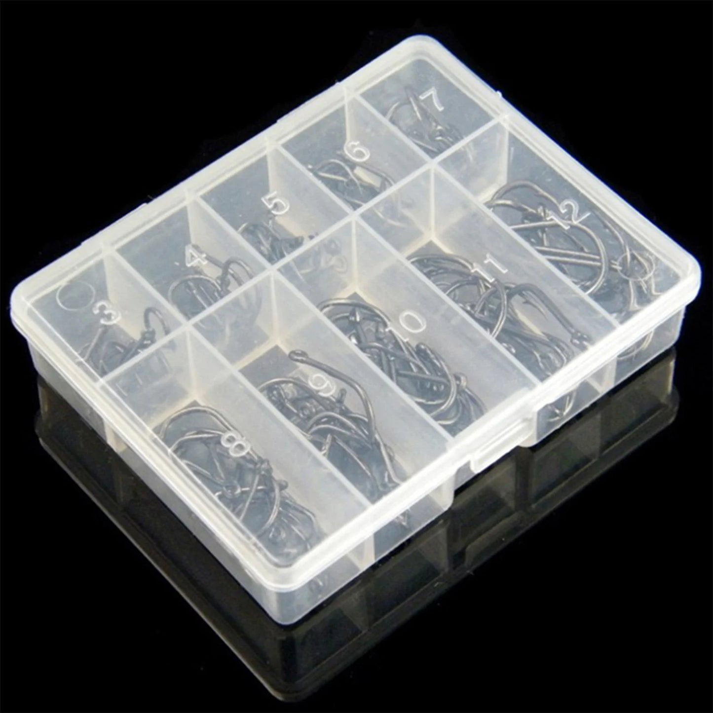 10 styles 100 PCS Fishing Hooks