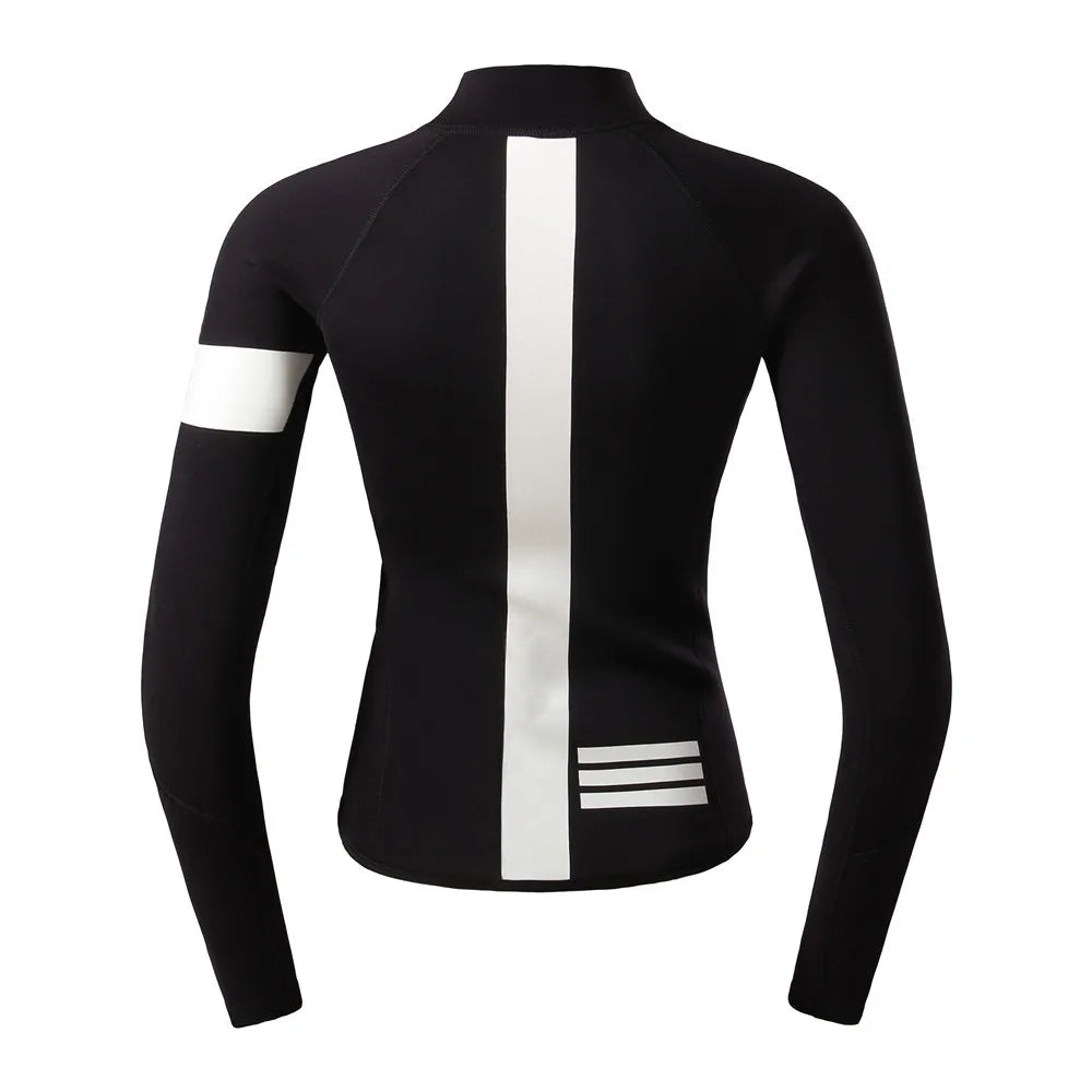 Women Wetsuit Split Long Sleeved Top