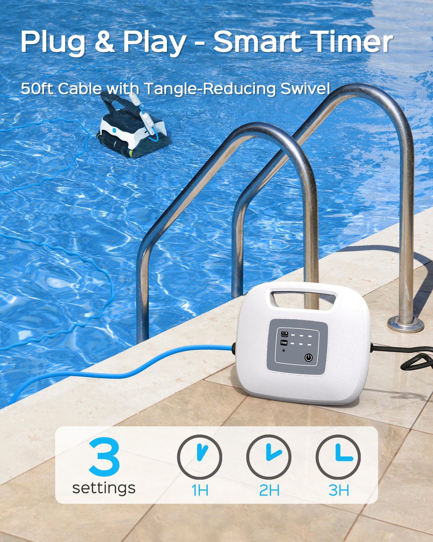 Wall-climbing Robot Vacuum Cleaner for Pool