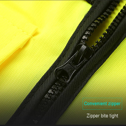 Multi-pocket Zipper High Reflective Safety Vest