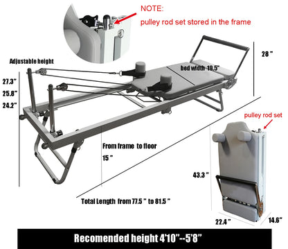 Foldable Yoga Bed Strength Training Machine