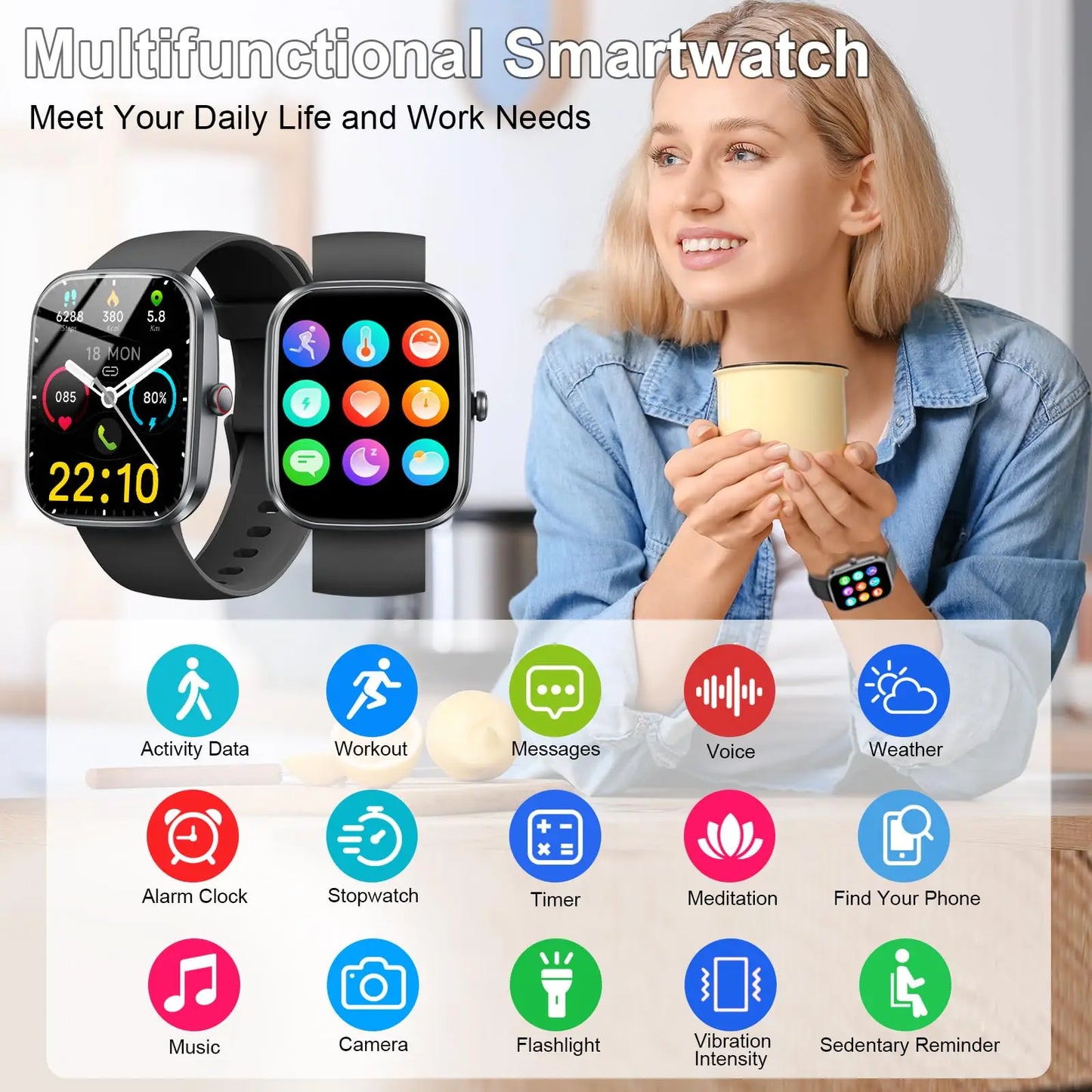 Smartwatch for Men & Women