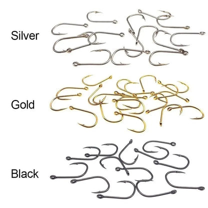 10 styles 100 PCS Fishing Hooks