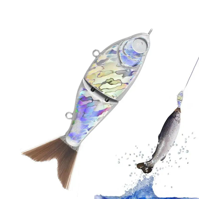 12cm  Unpainted - DIY Pike Fishing Lures Rattles Glide Bait