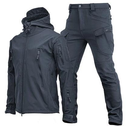 Outdoor Tactical Fleece Jacket Set