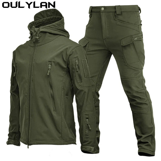 Outdoor Tactical Fleece Jacket Set