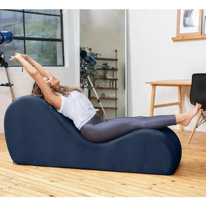 Chaise Lounge Chair for Yoga Stretching