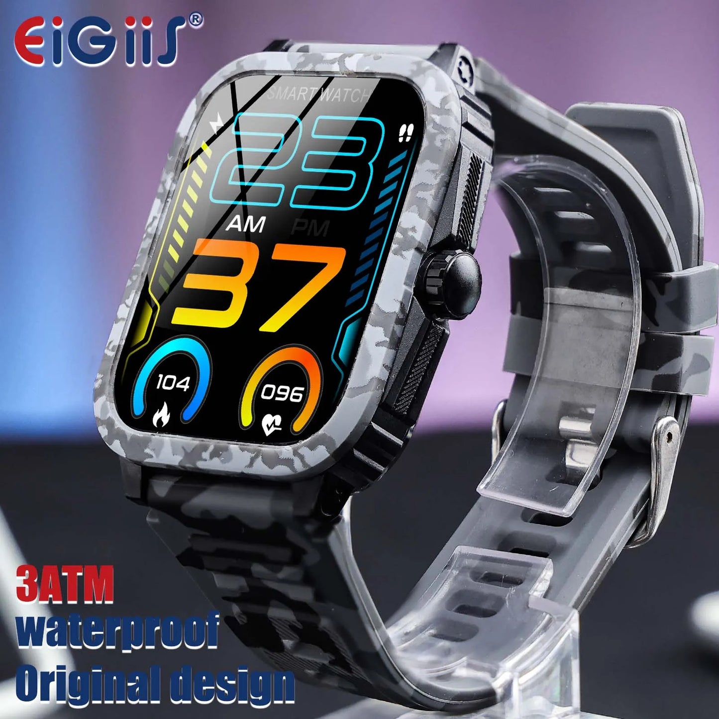 Smart Watch with Fitness Tracker and Bluetooth