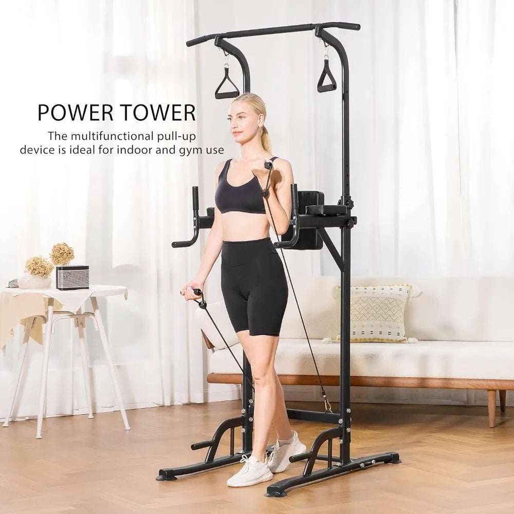 Multi-Function Power Tower with Backrest