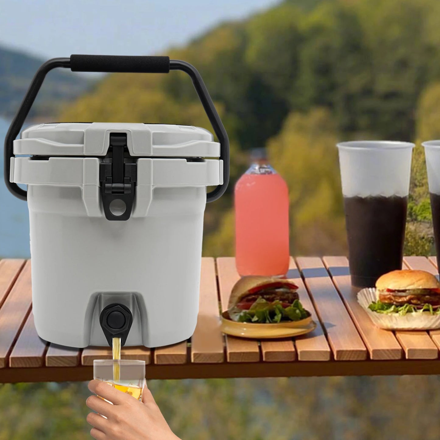 Portable Water Beverage Jug Cooler