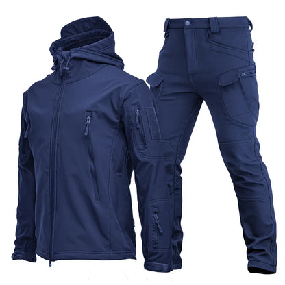 Outdoor Tactical Fleece Jacket Set