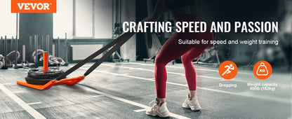 Steel Power Sled Workout Equipment